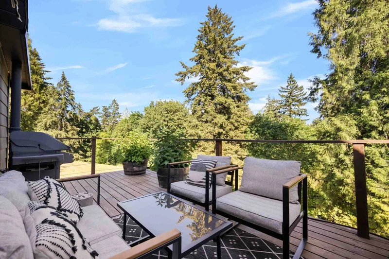 We loved being able to enjoy the back patio where you feel like you’re in the trees and able to sit with an awning if needed. - Taylor