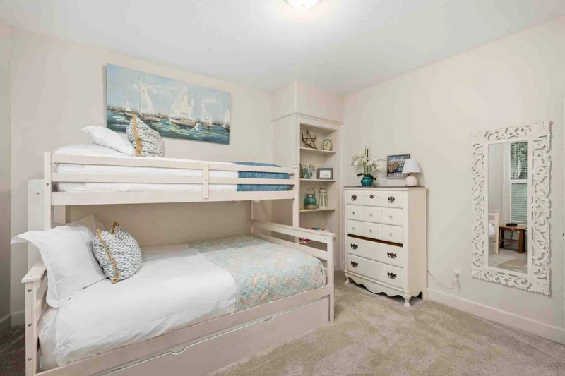 Twin over Queen bunk bed