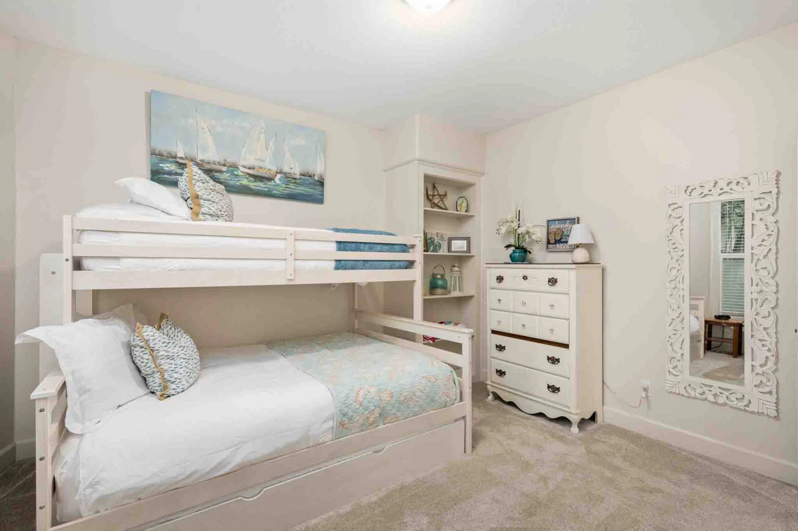 Twin over Queen bunk bed