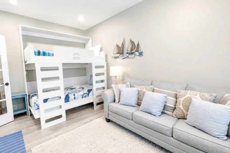 Twin bunk beds