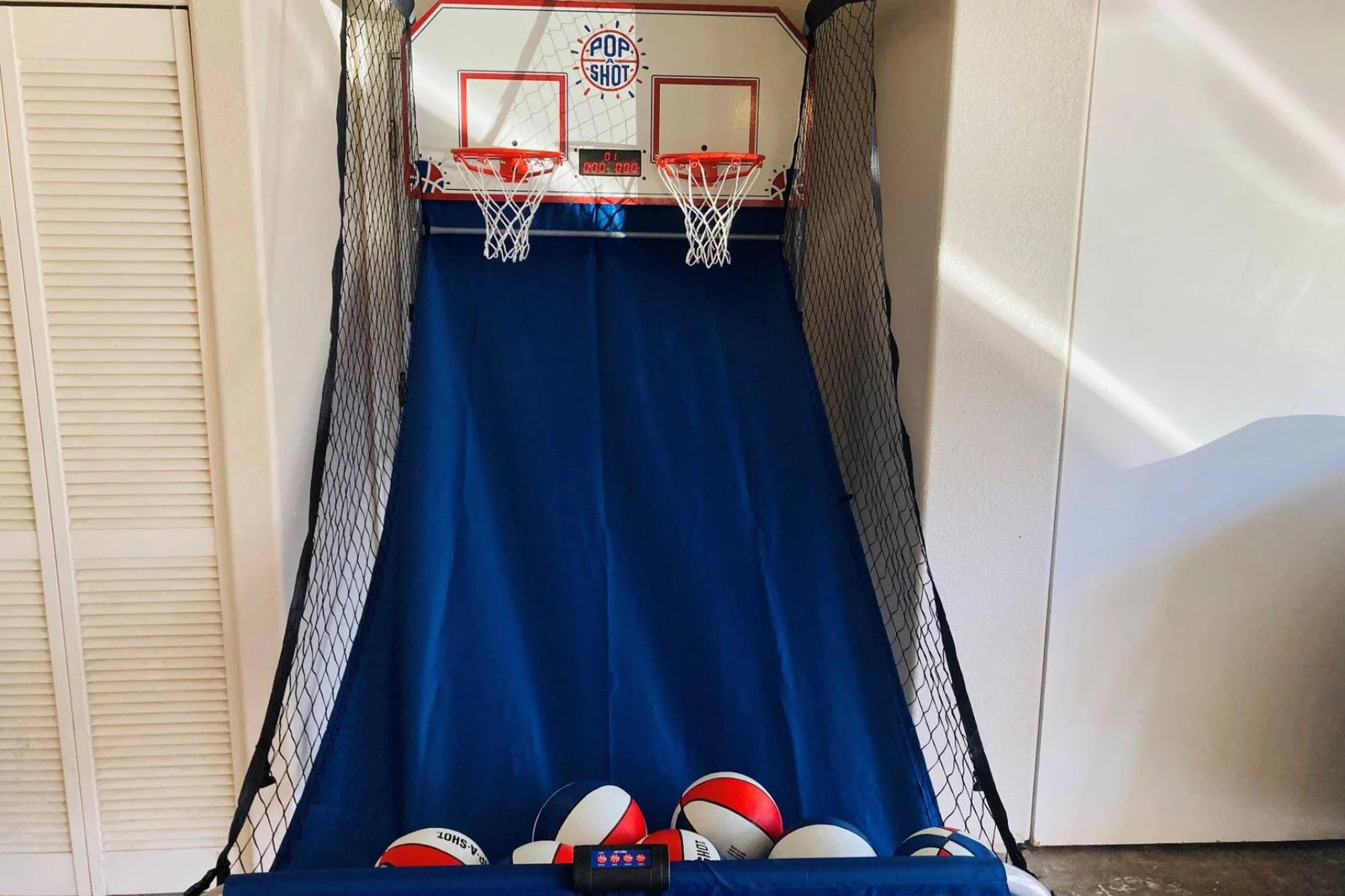 Pop A Shot game for hours of fun!!